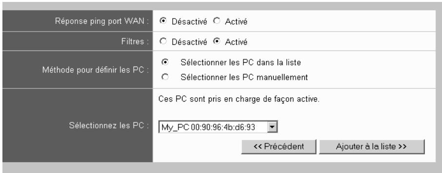 SIEMENS GIGASET SE505 DSL/CABLE - Autoriser tous les services pour un ordinateur - 2