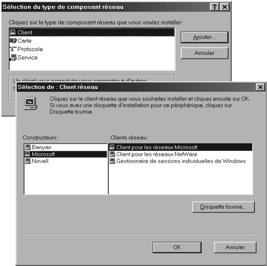 SIEMENS GIGASET SE505 DSL/CABLE - Configuration d'un ordinateur comme client pour les réseaux Microsoft - 2