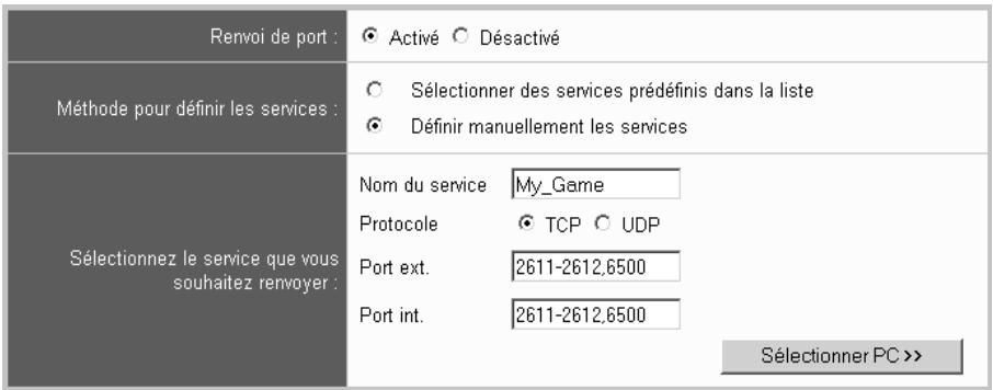 SIEMENS GIGASET SE505 DSL/CABLE - → Sélectionnez Définir manuellement les services - 1