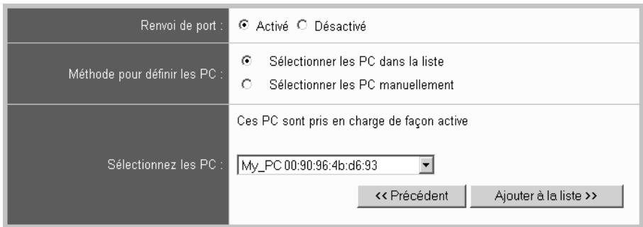 SIEMENS GIGASET SE505 DSL/CABLE - Définition de transmission de port pour Netmeeting - 2