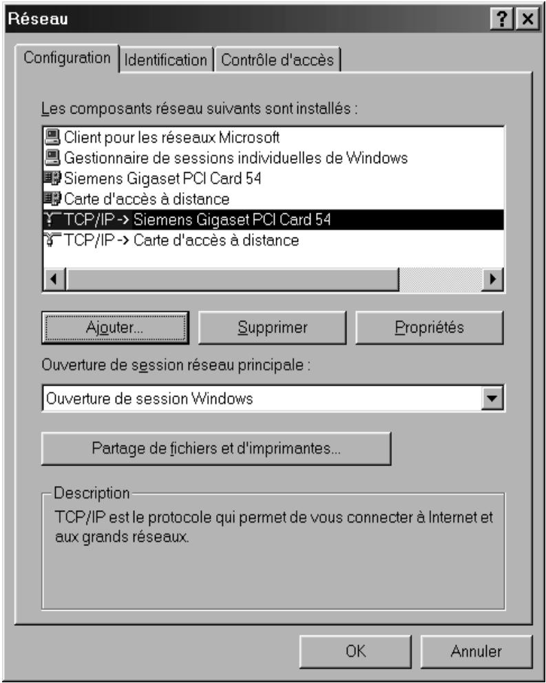 SIEMENS GIGASET SE505 DSL/CABLE - Partage de fichiers et d'imprimantes - 1