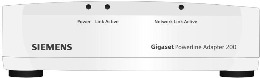 SIEMENS GIGASET POWERLINE ADAPTER 200 - Panneau avant - 1