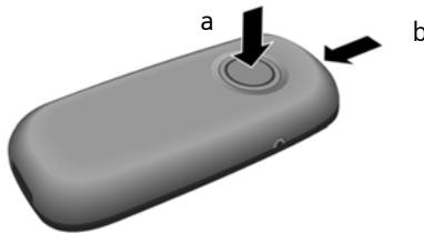 SIEMENS GIGASET SL37 - Ouverture du couvercle de la batterie - 1