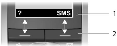 SIEMENS GIGASET SL37 - Touches écran - 1