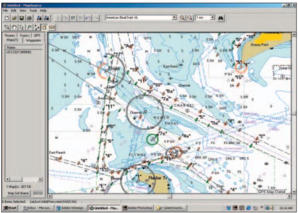 GARMIN BLUECHART - Examiner des données BlueChart - 1