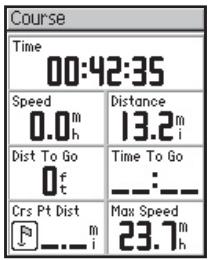 GARMIN EDGE 205 - Utilisation de parcours - 1