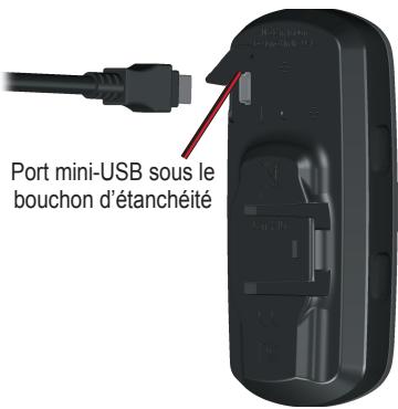 GARMIN EDGE 205 - Pour charger l'Edge : - 1