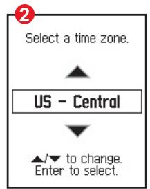 GARMIN EDGE 205 - Configuration de l'Edge - 2