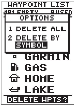 GARMIN GPS 12 - Liste des waypoints et waypoints de proximé - 1
