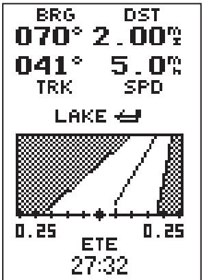 GARMIN GPS 12 - Page de navigation directe - 1