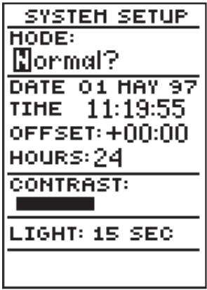 GARMIN GPS 12 - Configuration du système - 1