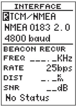 GARMIN GPS 12 - Configuration de l'interface : DGPS (GPS différentiel) - 2
