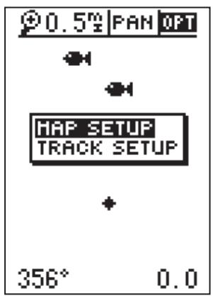GARMIN GPS 12 - Utilisation du curseur et options de carte - 1