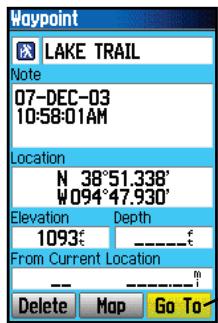 GARMIN GPSMAP 76C - Utiliser Trouver - 1