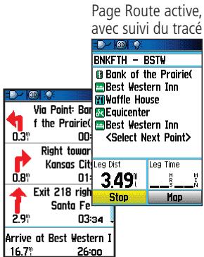 GARMIN GPSMAP 76C - Utiliser les Routes - 3