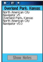 GARMIN GPSMAP 76C - Utiliser Trouver - 3