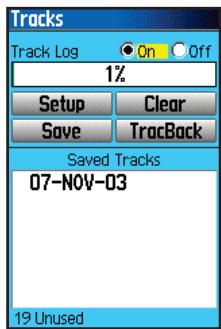 GARMIN GPSMAP 76C - Utiliser les traces - 2