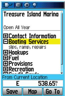 GARMIN GPSMAP 76C - Utiliser Trouver - 6