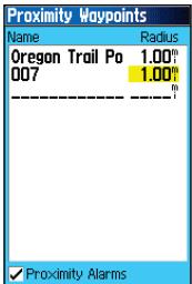 GARMIN GPSMAP 76C - Pour utiliser le menu d'options de la page d'informations d'un élément trouvez: - 4