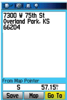 GARMIN GPSMAP 76C - Utiliser Trouver - 5