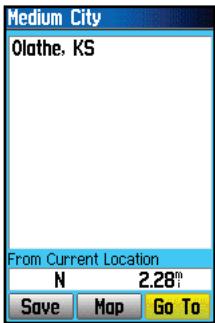 GARMIN GPSMAP 76C - Utiliser Trouver - 4