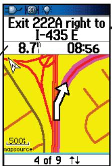 GARMIN GPSMAP 76C - Utiliser les Rutes - 1