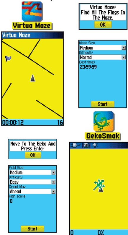 GARMIN GPSMAP 76C - Ecraser le Geko 'Geko Smak' - 1