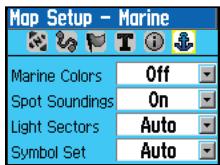 GARMIN GPSMAP 76C - Réglage de la carte - 3
