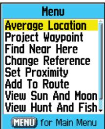 GARMIN GPSMAP 76C - Utiliser Trouver - 1