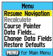 GARMIN GPSMAP 76C - Pour voir chaque page principale: - 10