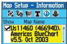 GARMIN GPSMAP 76C - Réglage de la carte - 2