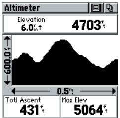 GARMIN RINO 130 - Page Altimeter (Altimètre) - 1