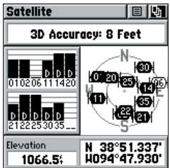 GARMIN RINO 130 - Page Satellite - 1