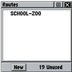 GARMIN RINO 130 - Page Routes (Itinéraires) - 2