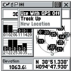 GARMIN RINO 130 - Page Satellite - 1