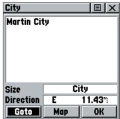 GARMIN RINO 130 - Fonction Goto (Atteindre) - 1