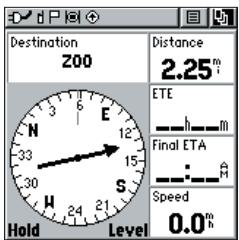 GARMIN RINO 130 - Page Routes (Itinéraires) - 1