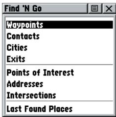 GARMIN RINO 130 - Fonction Find 'N Go (Chercher et suivre) - 2