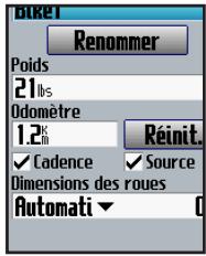 GARMIN EDGE 705 - Pour définir votre profil d'utilisateur : - 2