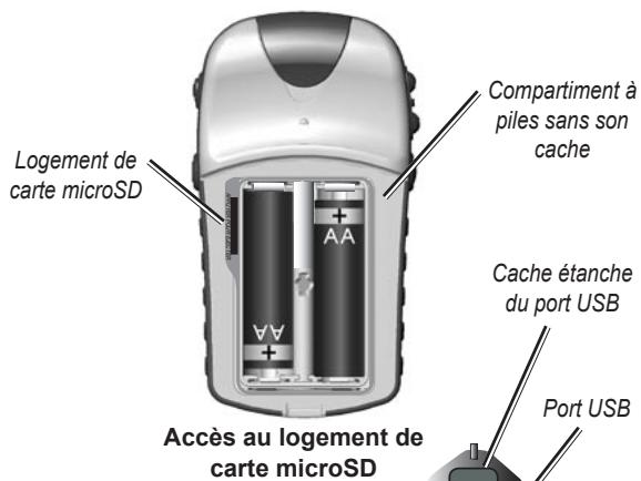 GARMIN ETREX LEGEND HCX - Pour transférer des données cartographiques vers la carte microSD : - 1