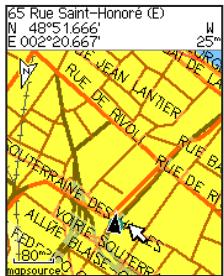 GARMIN ETREX LEGEND HCX - Pour afficher une trace sur la carte : - 1