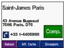 GARMIN ZUMO 500 - Appel d'un centre d'intérêt - 1