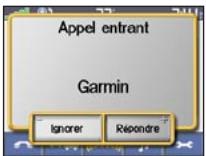 GARMIN ZUMO 500 - Réception d'un appel - 1