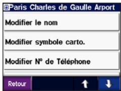 GARMIN ZUMO 500 - Modification de lieux enregistrés - 1