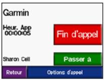 GARMIN ZUMO 500 - Pour passer d'un appel à l'autre : - 1