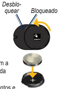 GARMIN FOOT POD - Para substituir a pilha: - 1
