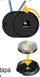 GARMIN FOOT POD - Para sustituir la pila: - 1