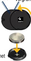 GARMIN FOOT POD - Zo verrangt u de batterij: - 1