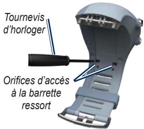 GARMIN FORERUNNER 405 WRIST STRAP - Etape 1: retrait du bracelet du Forerunner - 1