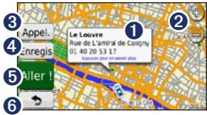 GARMIN NUVI 1340 - Utilisation de la page Aller! - 1